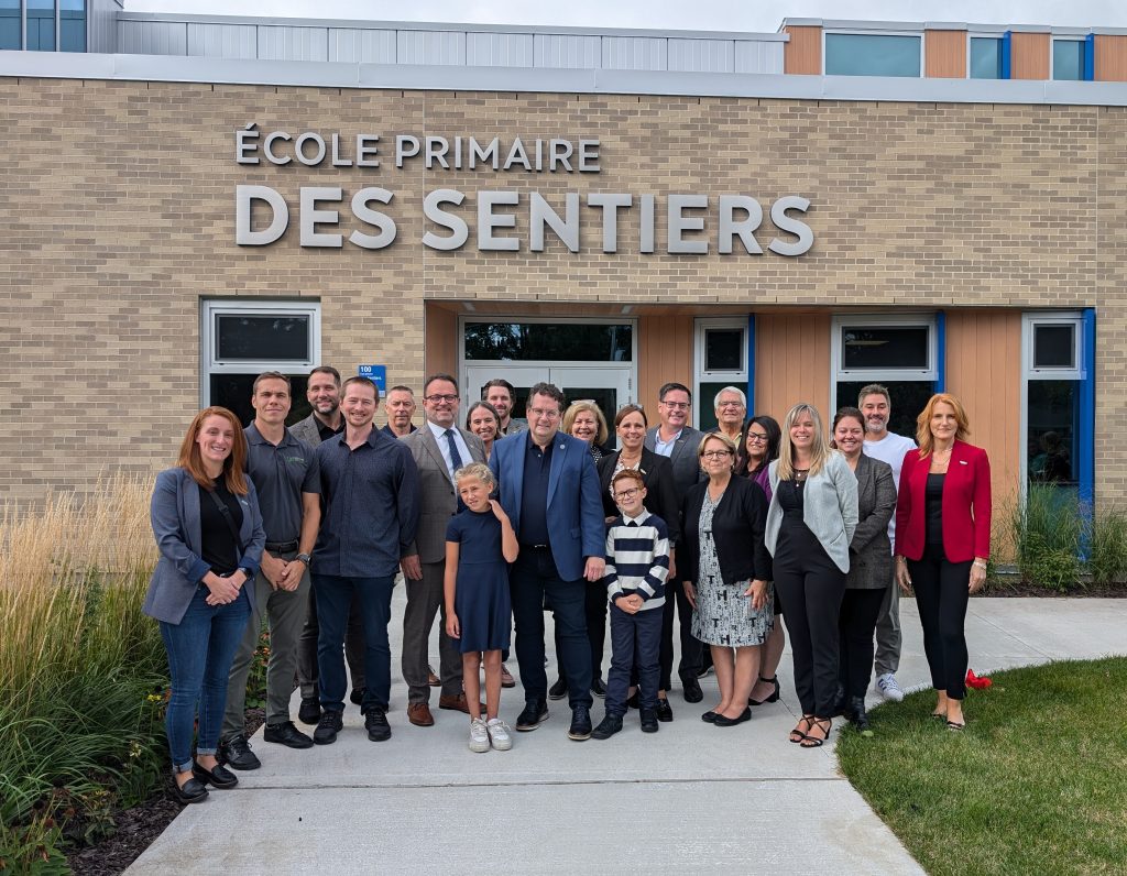 Inauguration d une nouvelle ecole primaire a Notre Dame des Prairies Ville de Notre Dame des Prairies